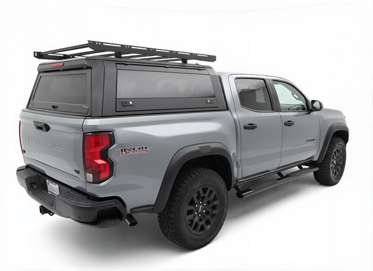 Toyota Tundra 2015-2025 5.5ft | TKMAUTO Aluminum Truck Bed Cap Side Windows TKMAUTO