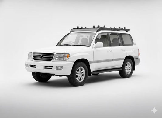 Lexus LX 470 Roof Rack 1998-2007 | Full-Size Aluminum Modular Cargo System TKMAUTO