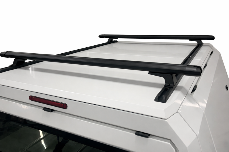 Truck Bed Cap Cross Bar — Aluminum, T-Slot Compatible, Universal Fit