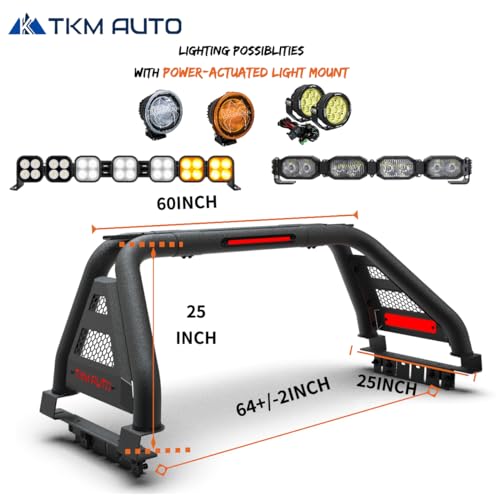 SRB-017 Black Sport Bar Roll Bar (SRB-L017) TKMAUTO