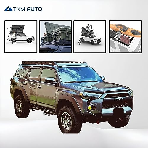 TKMAUTO Black Roof Rack Cargo Storage Compatible with 4Runner  2010-2024 (Full Size)