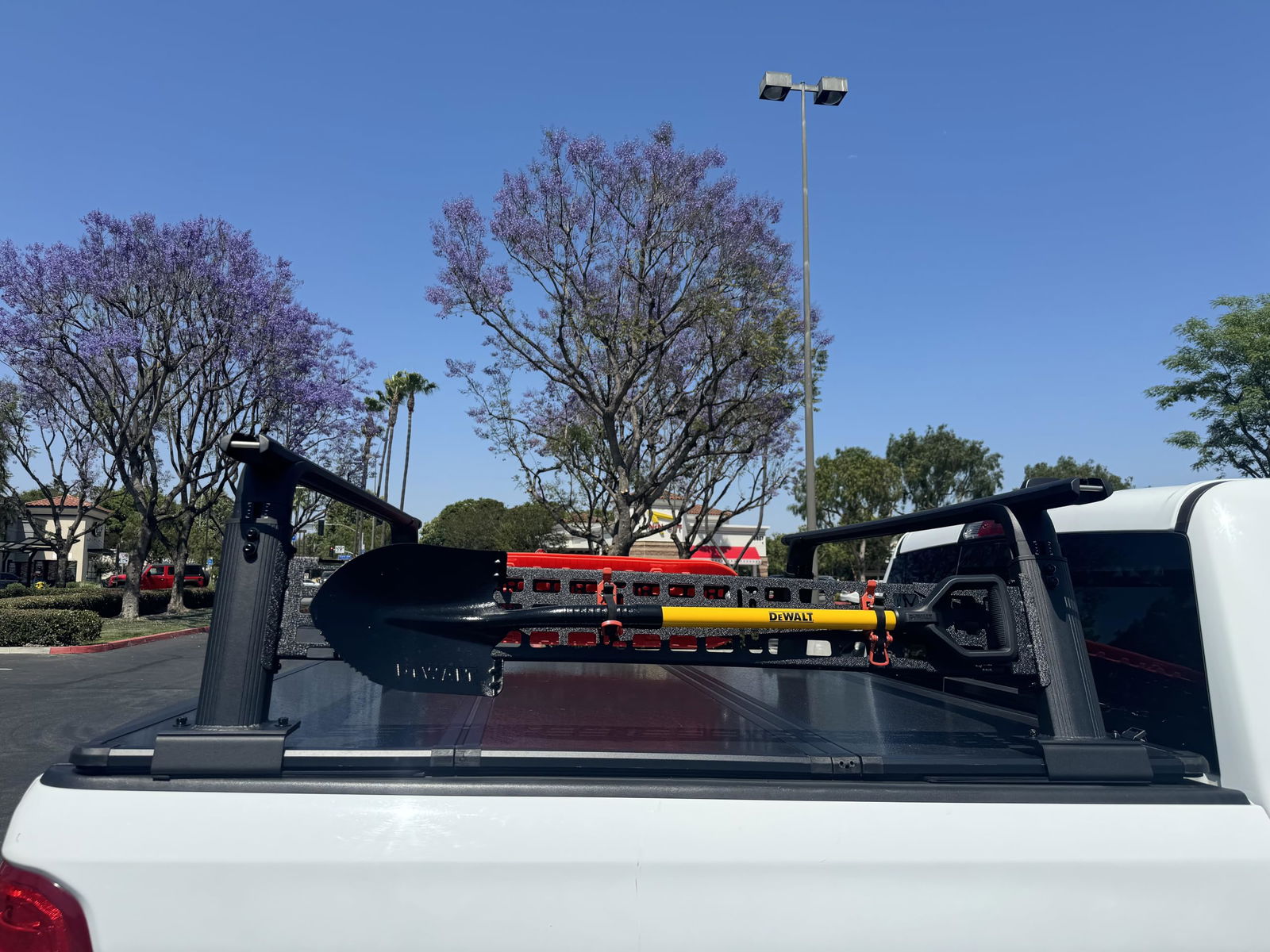 Adjustable Height 18-27 inches Black Truck Bed Rack Cross Bar with Side Panels Fit Full-Size and Mid-Size Trucks - TKMAUTO