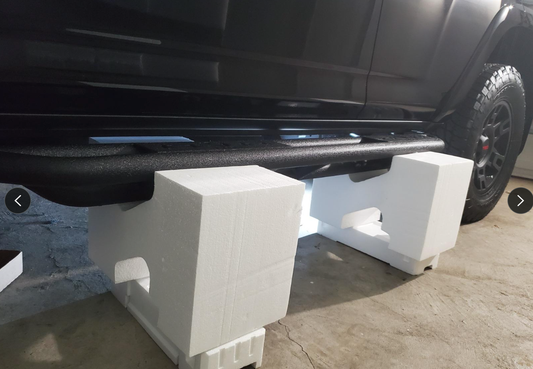 Running Boards Compatible with Toyota 4Runner 2010-2024 Trail Edition, 2014-2024 SR5/TRD Pro, Bolt-on Side Steps Steel Nerf Bar