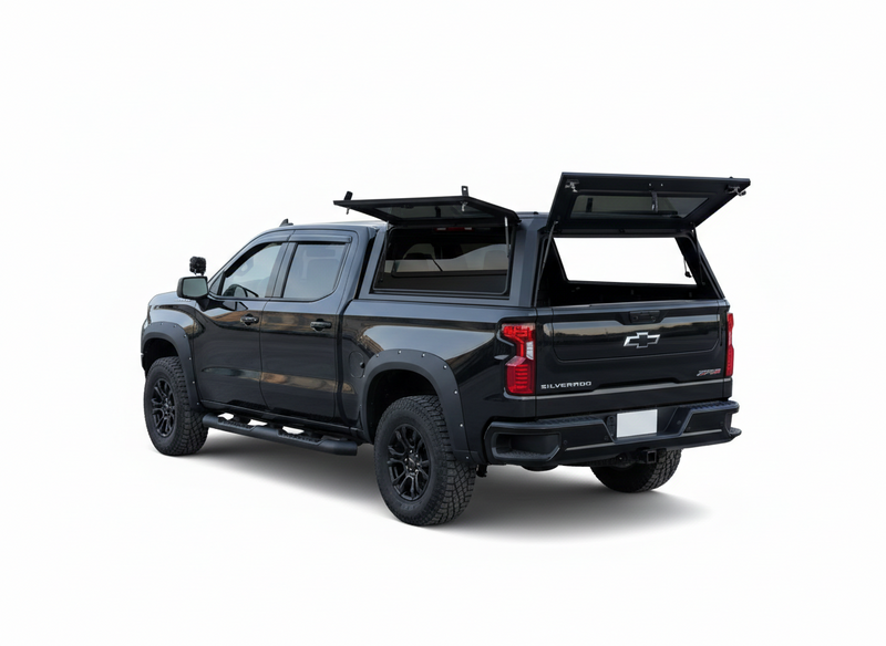 GMC Sierra & Chevrolet Silverado 1500 2019-2026 5.8ft | TKMAUTO Aluminum Truck Bed Cap