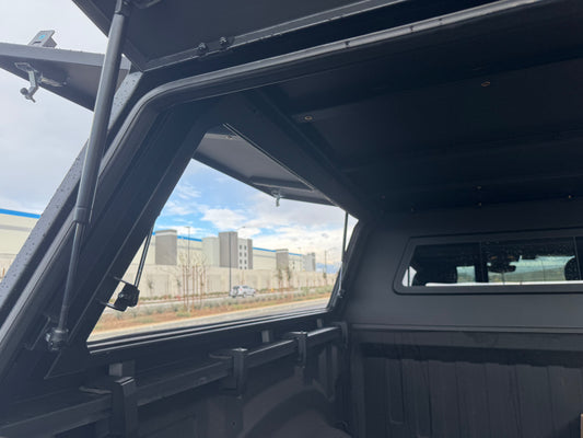 Aluminum Truck Bed Topper/Cap for 2019-2025 RAM1500 6.4ft Bed – Lightweight, Durable, and Rust-Resistant Aluminum Design