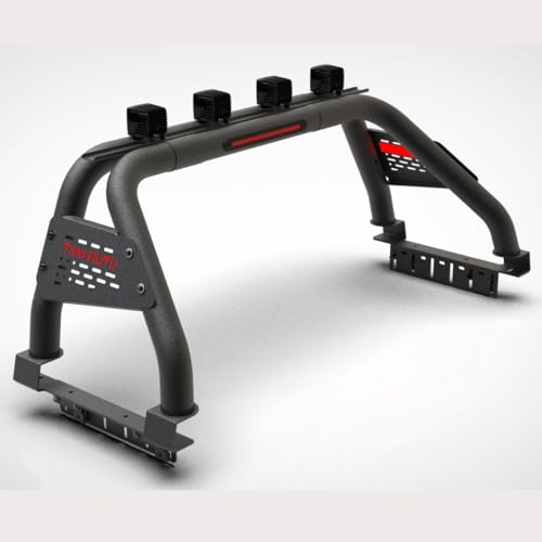 SRB-M016 Black Sport Bar Roll Bar Compatible with Tacoma/Ranger/Colorado/Canyon/JT Gladiator/Frontier - TKMAUTO