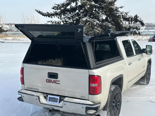 Aluminum Truck Bed Topper/Cap for 2019-2025 GMC Sierra 15006.5ft Bed – Lightweight, Durable, and Rust-Resistant Aluminum Design