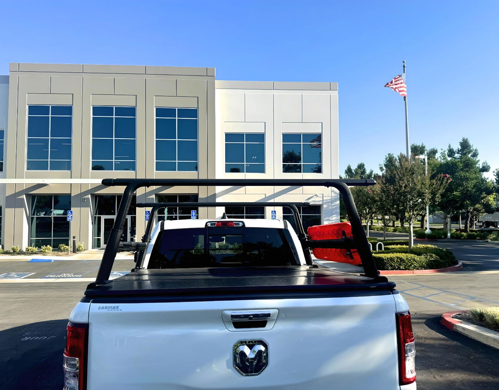 UBR-L006 Adjustable BlackTruck Bed Rack Cross Bar Fit Full-Size and Mid-Size Trucks - TKMAUTO