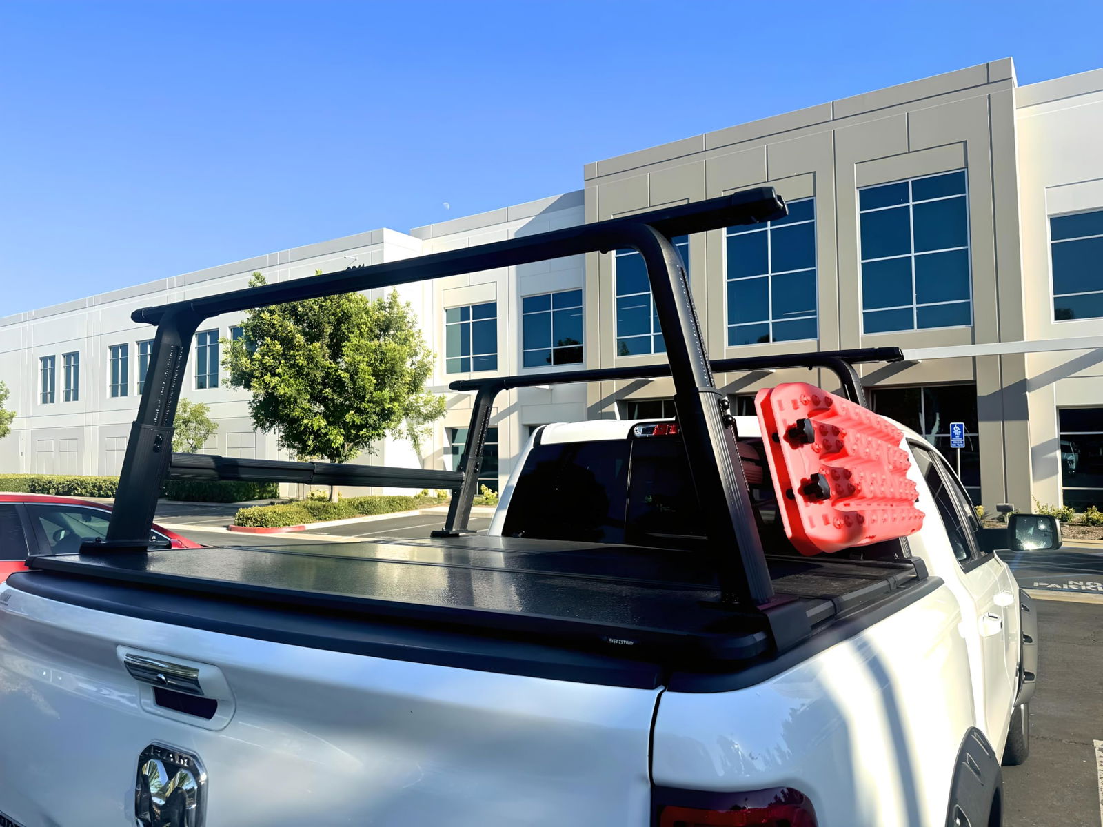 UBR-L006 Adjustable BlackTruck Bed Rack Cross Bar Fit Full-Size and Mid-Size Trucks - TKMAUTO