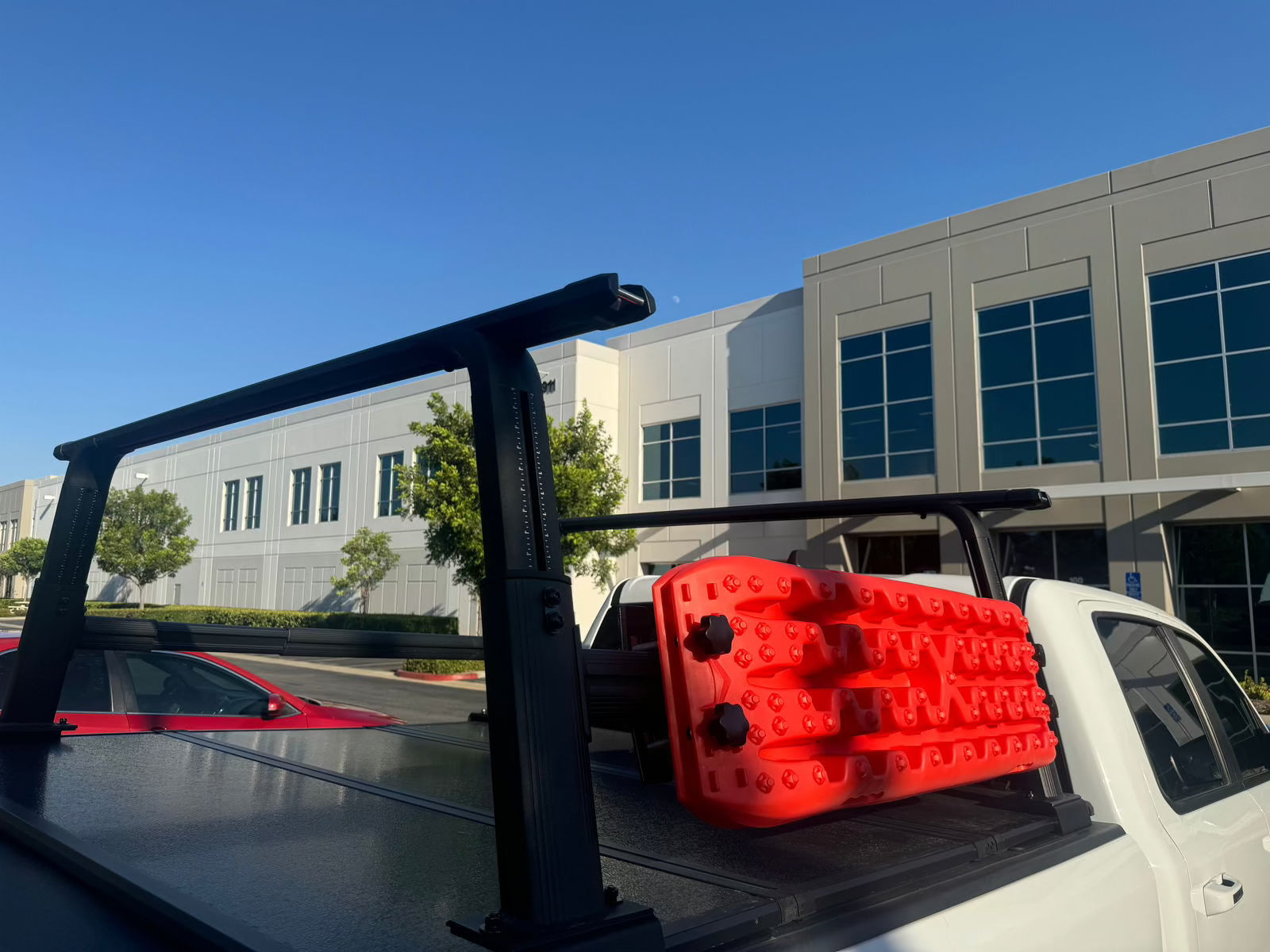 UBR-L006 Adjustable BlackTruck Bed Rack Cross Bar Fit Full-Size and Mid-Size Trucks - TKMAUTO