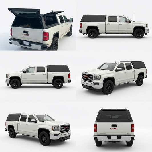 Aluminum Truck Bed Cap for 2019–2025 GMC Sierra 1500 6.5 ft Bed, Lightweight All-Aluminum, Rust-Resistant Design