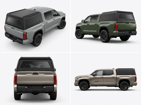 Toyota Tundra Truck Bed Cap 2015-2025 6.5ft | TKMAUTO Aluminum Topper Canopy