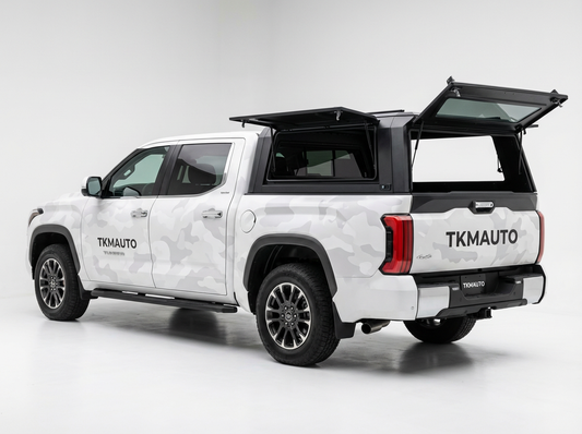 Toyota Tundra Truck Bed Cap 2015-2025 5.5ft | TKMAUTO Aluminum Topper Canopy