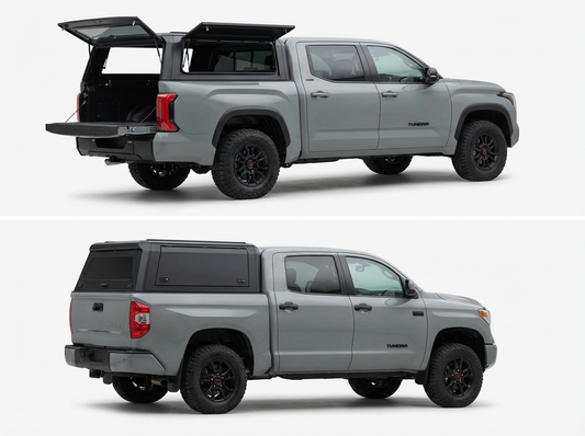 Toyota Tundra Truck Bed Cap 2015-2025 5.5ft | TKMAUTO Aluminum Topper Canopy