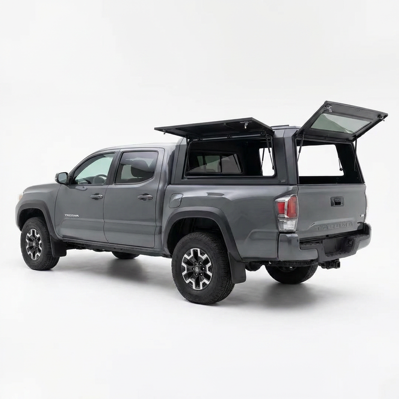 Toyota Tacoma Truck Bed Cap 2016-2023 6ft | TKMAUTO Aluminum Topper Canopy