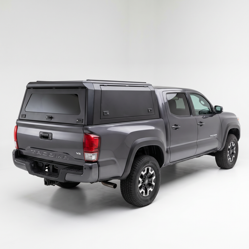 2016-23 Toyota Tacoma 6 ft Bed Aluminum Camper Shell | Truck Bed Cap & Bed Topper
