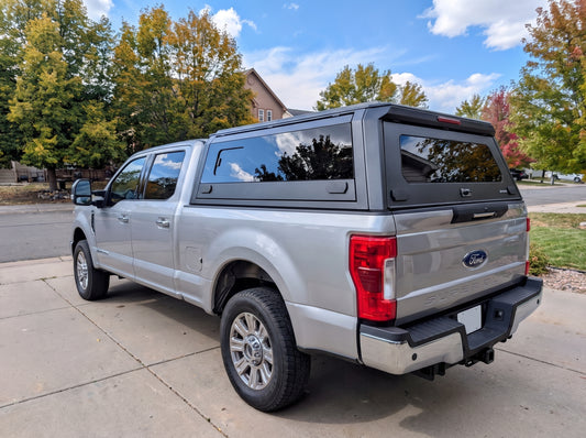 2015-26 Ford F-150 6.5 ft Bed Aluminum Camper Shell with Sliding Windows | Truck Bed Cap & Bed Topper