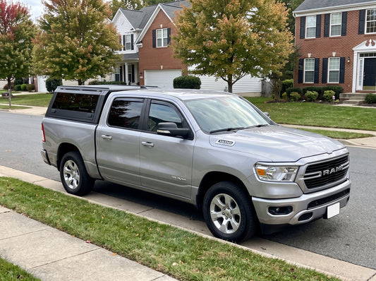 2019-25 Ram 1500 6'4" Bed Aluminum Camper Shell with Sliding Windows | Truck Bed Cap & Bed Topper