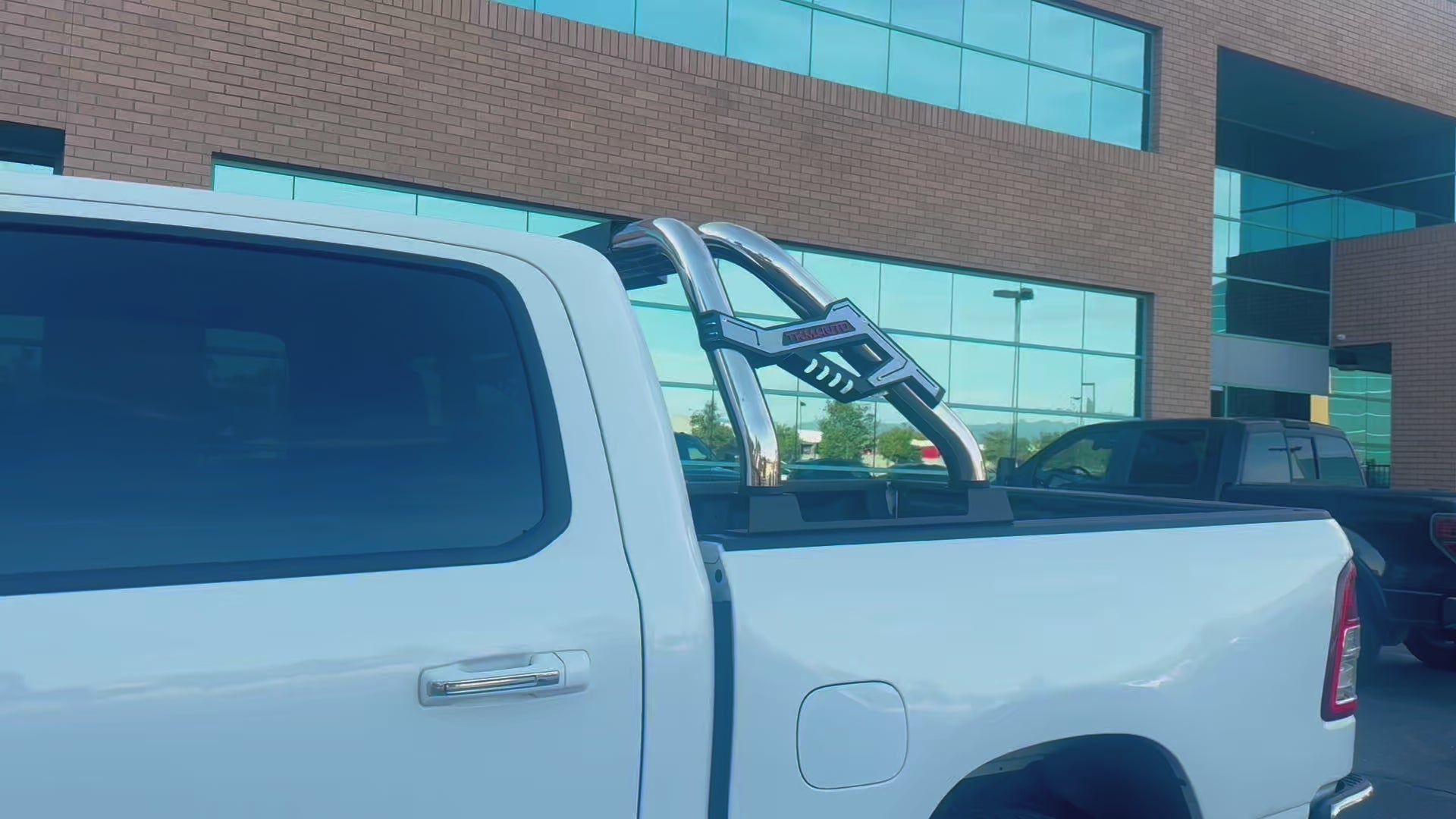 TKMAUTO SRB005 Sport Bar Roll Bar Compatible with Full-Size Trucks F Series 150/250/350 | Silverado Sierra 1500 2500 3500HD | Ram 1500 2500 3500 | Tundra | Titan (Stainless Steel)