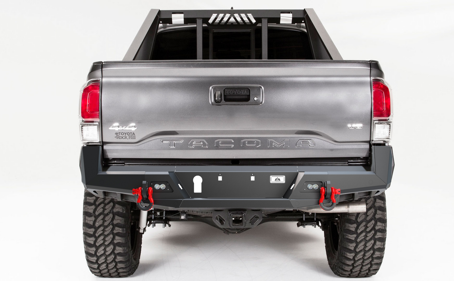 Black Rear Bumper for Tacoma 2016-2023