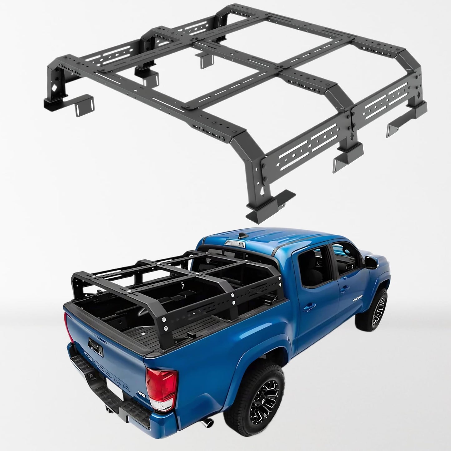 Adjustable Bed Rack Cargo Carrier Compatible with FULL SIZE& MID SIZE