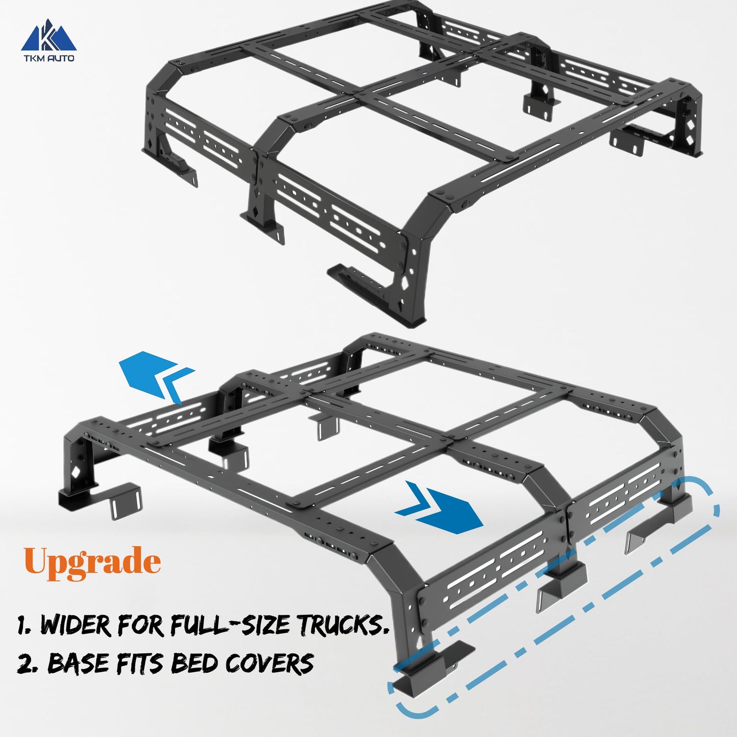 Adjustable Bed Rack Cargo Carrier Compatible with FULL SIZE& MID SIZE