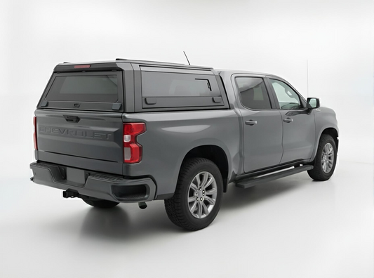 GMC Sierra & Silverado 1500 2019-2025 5.8ft | TKMAUTO Aluminum Truck Bed Cap Side Windows