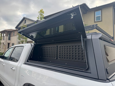Mid-Size Truck Bed Cap Interior Storage Shelf System | TKMAUTO