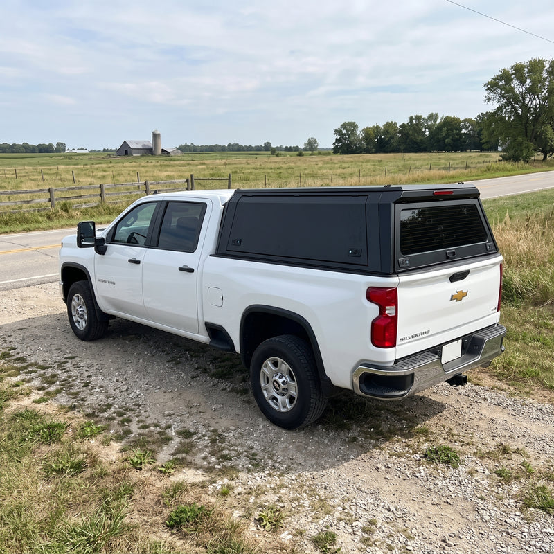 2020-26 Chevy Silverado & GMC Sierra 2500HD/3500HD 6'9" Bed Aluminum Camper Shell | Truck Bed Cap & Bed Topper