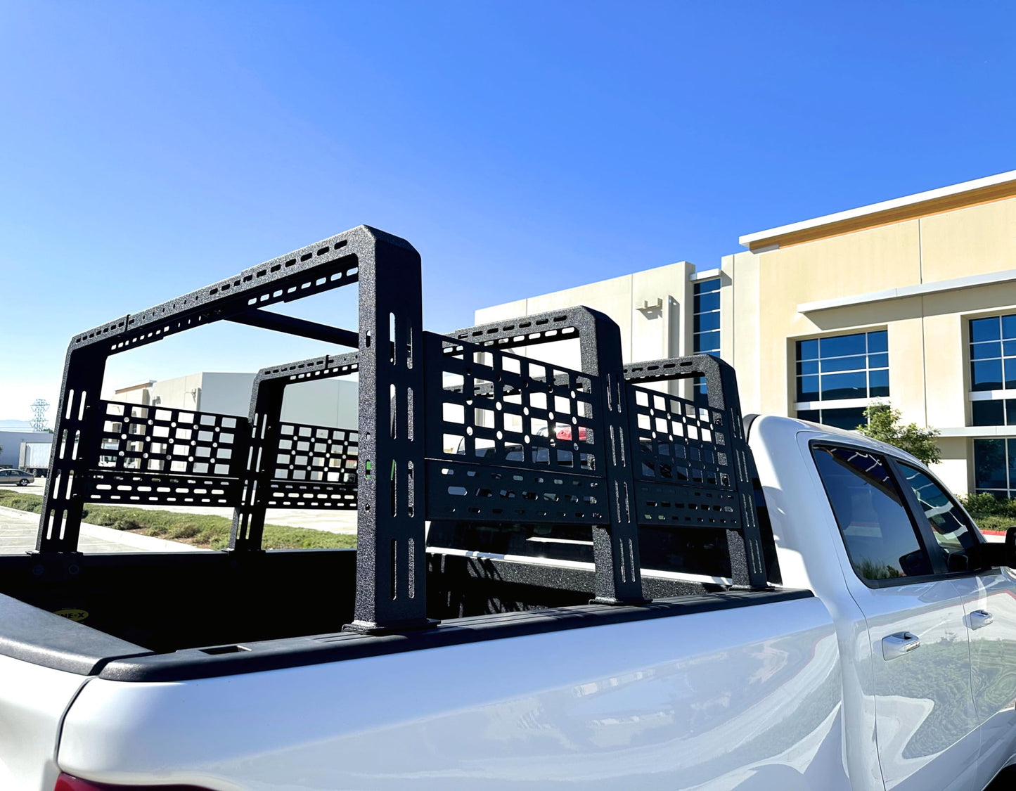 TKMAUTO Black Heavy-Duty Bed Rack for Full-Size Truck and Mid-Size Truck, 25" Height