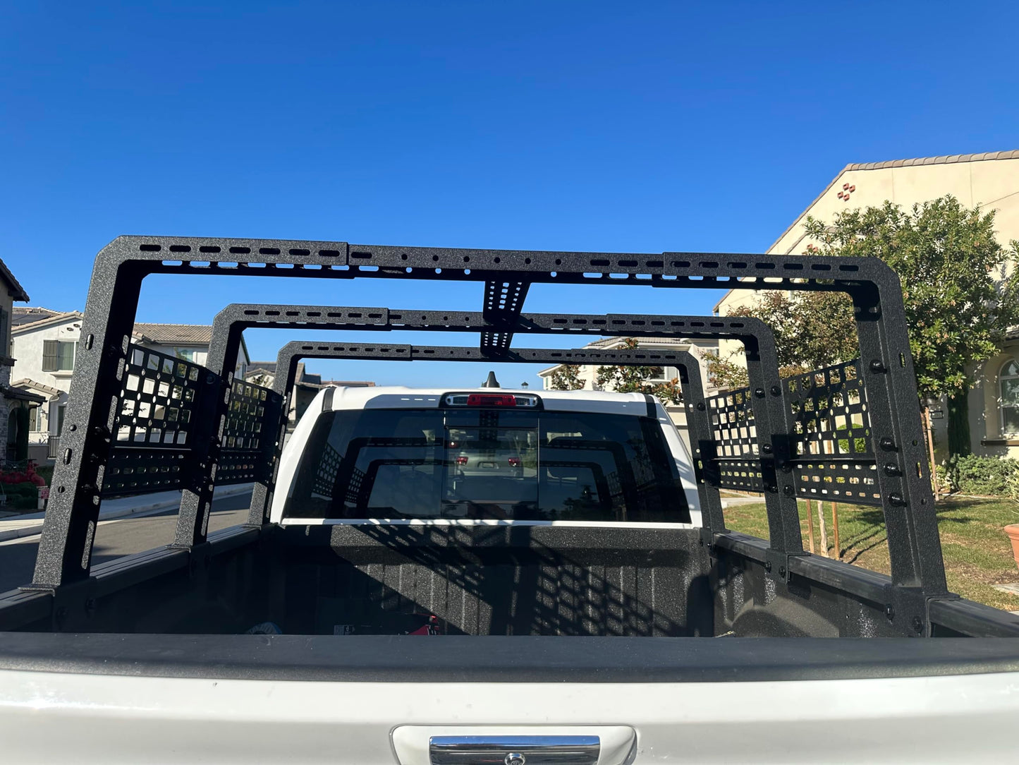 TKMAUTO Black Heavy-Duty Bed Rack for Full-Size Truck and Mid-Size Truck, 25" Height