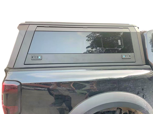 TOYOTA TRUNDRA 5.5ft Truck Bed Cap 2015-2025 – Aluminum Camper Shell with Side Windows