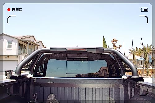 TKMAUTO Sport Bar Roll Bar Fit Toyota Tacoma, Ford Ranger, Chevy Colorado, GMC Canyon, and Nissan Frontier (Black Steel)