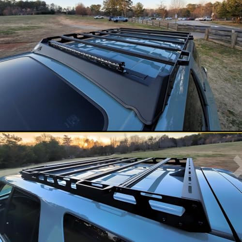 TKMAUTO Black Roof Rack Cargo Storage Compatible with 2010-2023 Toyota 4Runner (Medium Size)