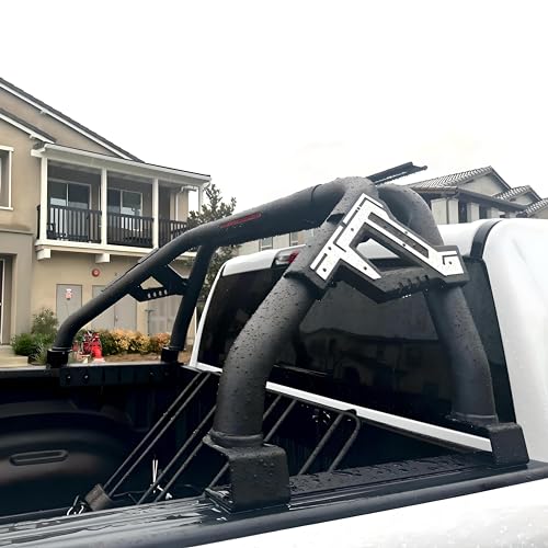 TKMAUTO Black SRBM013 Sport Bar Roll Bar Compatible with Tacoma/Ranger/Colorado/Canyon/JT Gladiator/Frontier