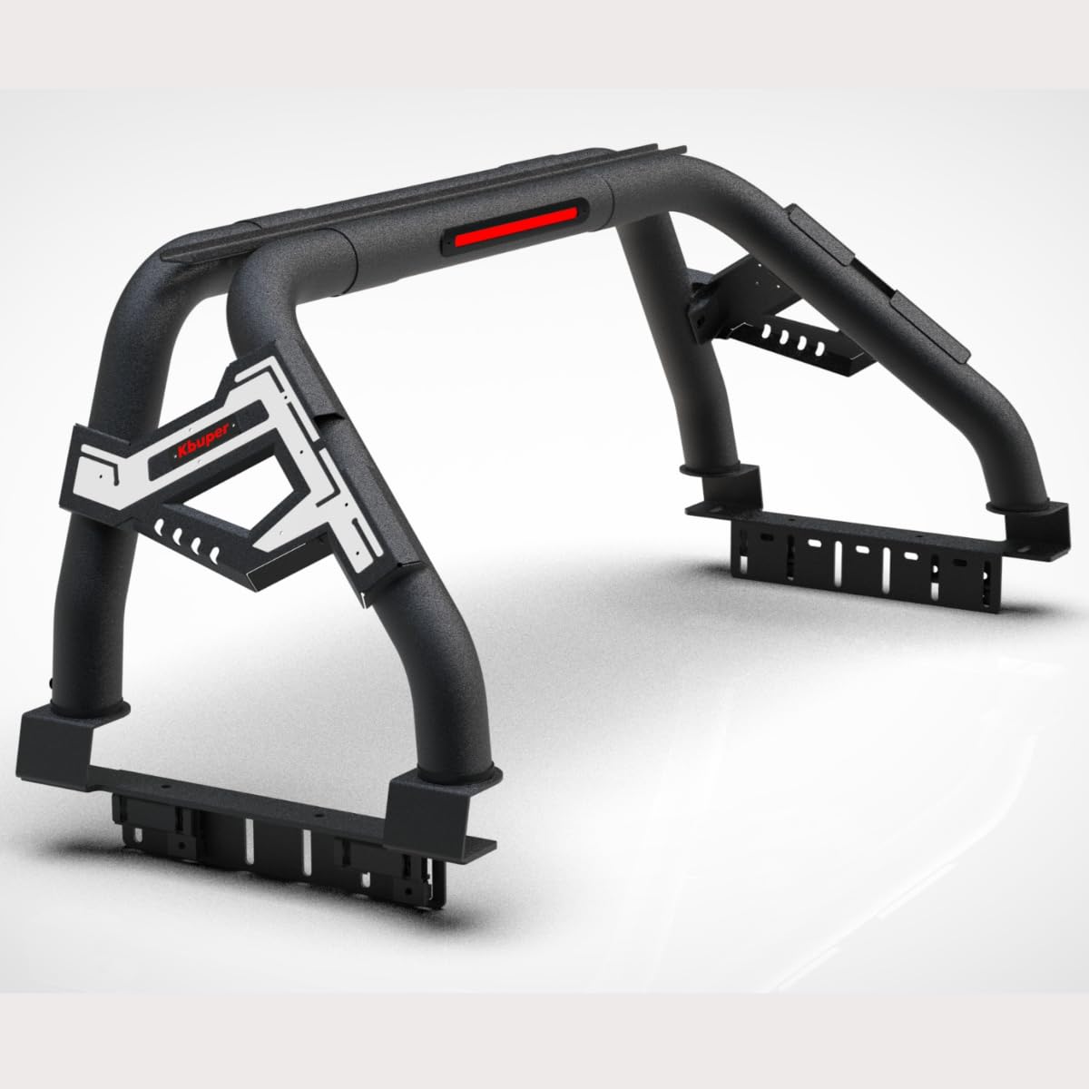 TKMAUTO Black SRBL013 Sport Bar Roll Bar Compatible with Full-Size Trucks F150 | F250 | F350 | Silverado Sierra 1500 2500 3500HD | Ram 1500 2500 3500 | Tundra | Titan