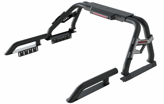 TKMAUTO Black SRB005 Sport Bar Roll Bar with Side Rails Compatible with Tacoma/Ranger/Colorado/Canyon/Frontier/Jeep Gladiator