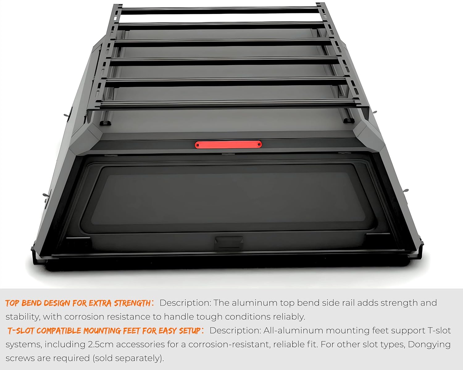 Truck Bed Cap Roof Rack Platform | Universal Aluminum | ARE Leer ...