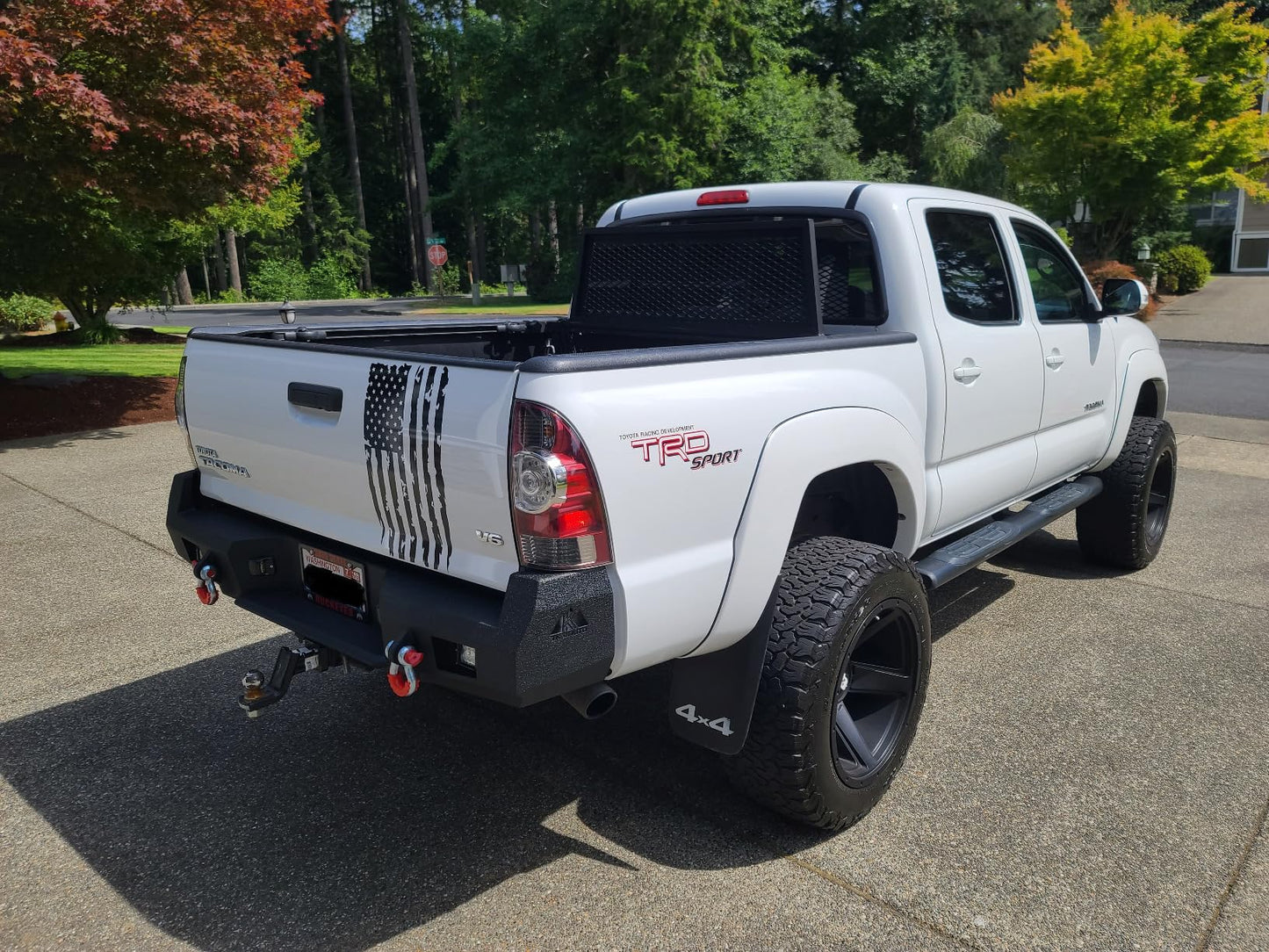 Tacoma 05-15 front and rear bumper (Rear bumper)