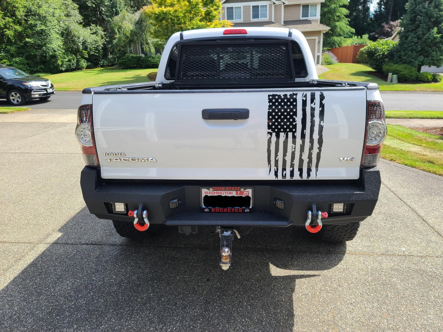 Tacoma 05-15 front and rear bumper (Rear bumper)