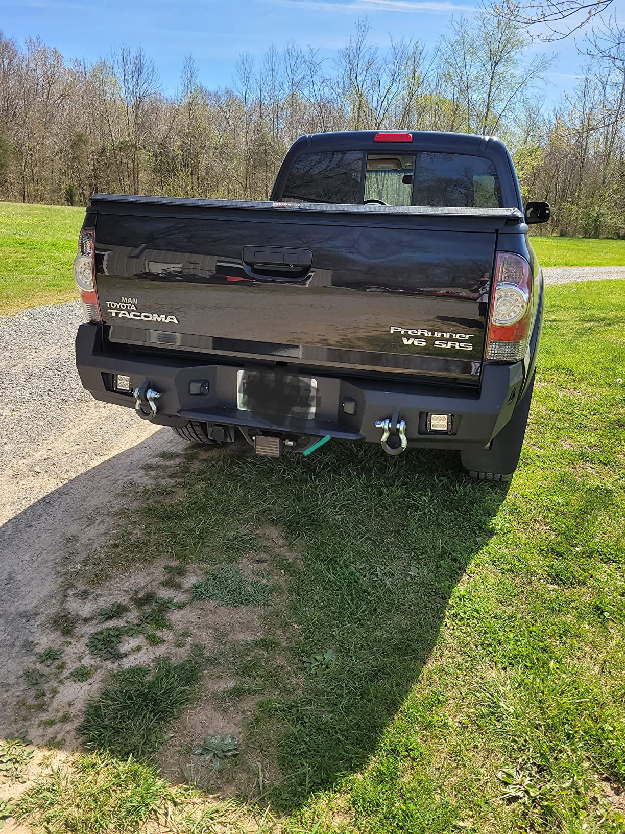 Tacoma 05-15 front and rear bumper (Rear bumper)