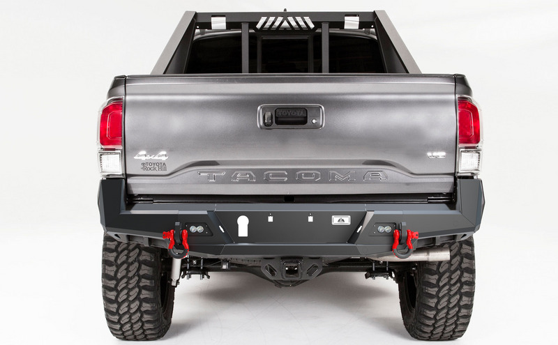Tacoma Rear Bumper 2016-2023 Black Steel Off-Road Heavy Duty