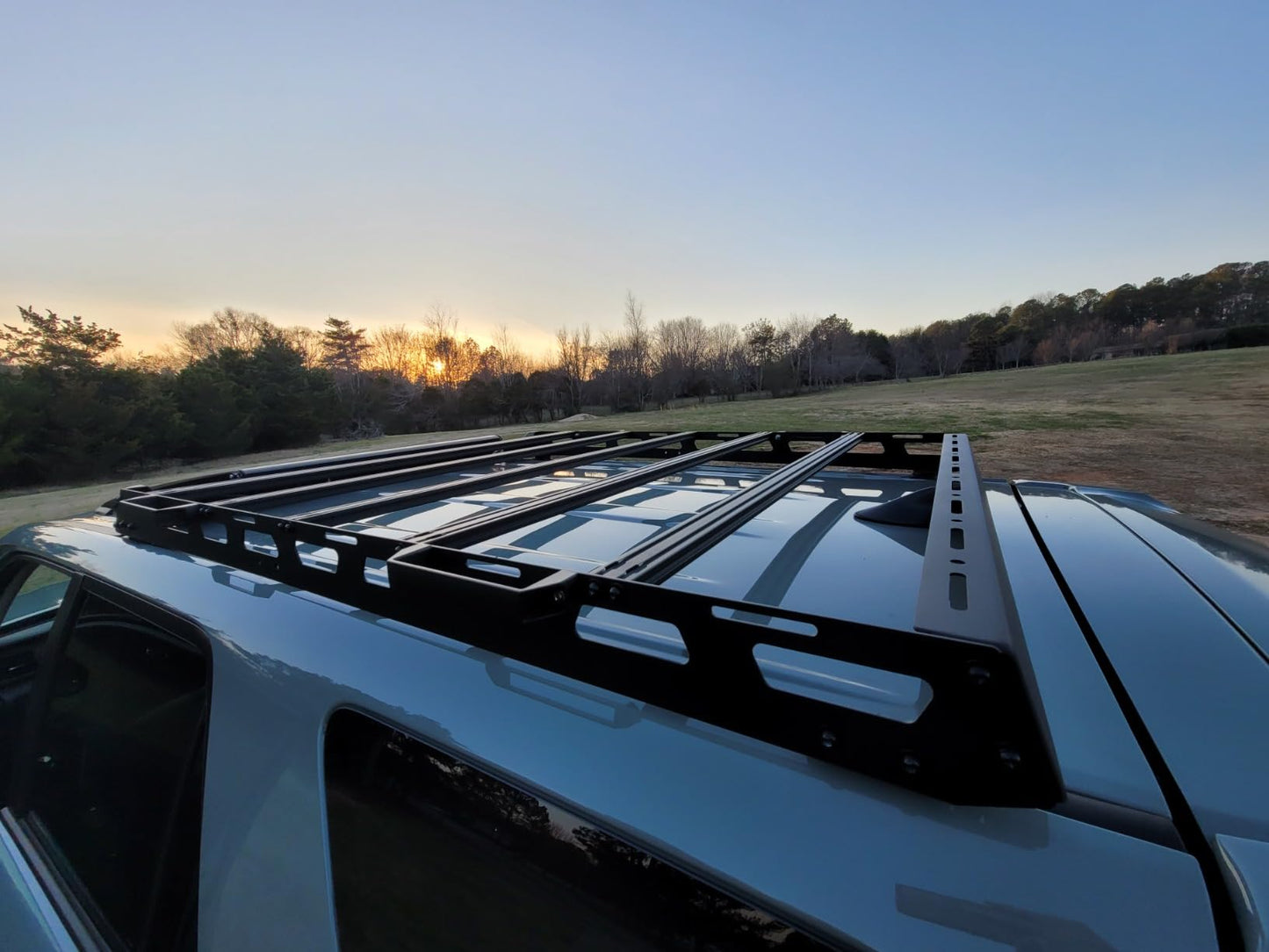 TKMAUTO Black Roof Rack Cargo Storage Compatible with 2010-2023 Toyota 4Runner (Medium Size)