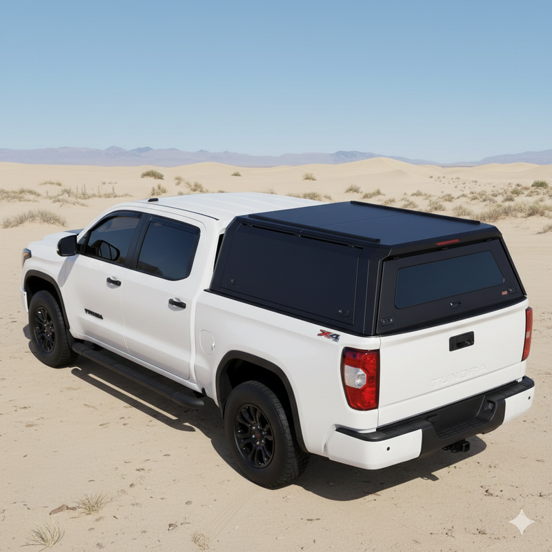GMC Sierra & Chevy Silverado 1500 2007-2018 6.5ft | TKMAUTO Aluminum Truck Bed Cap
