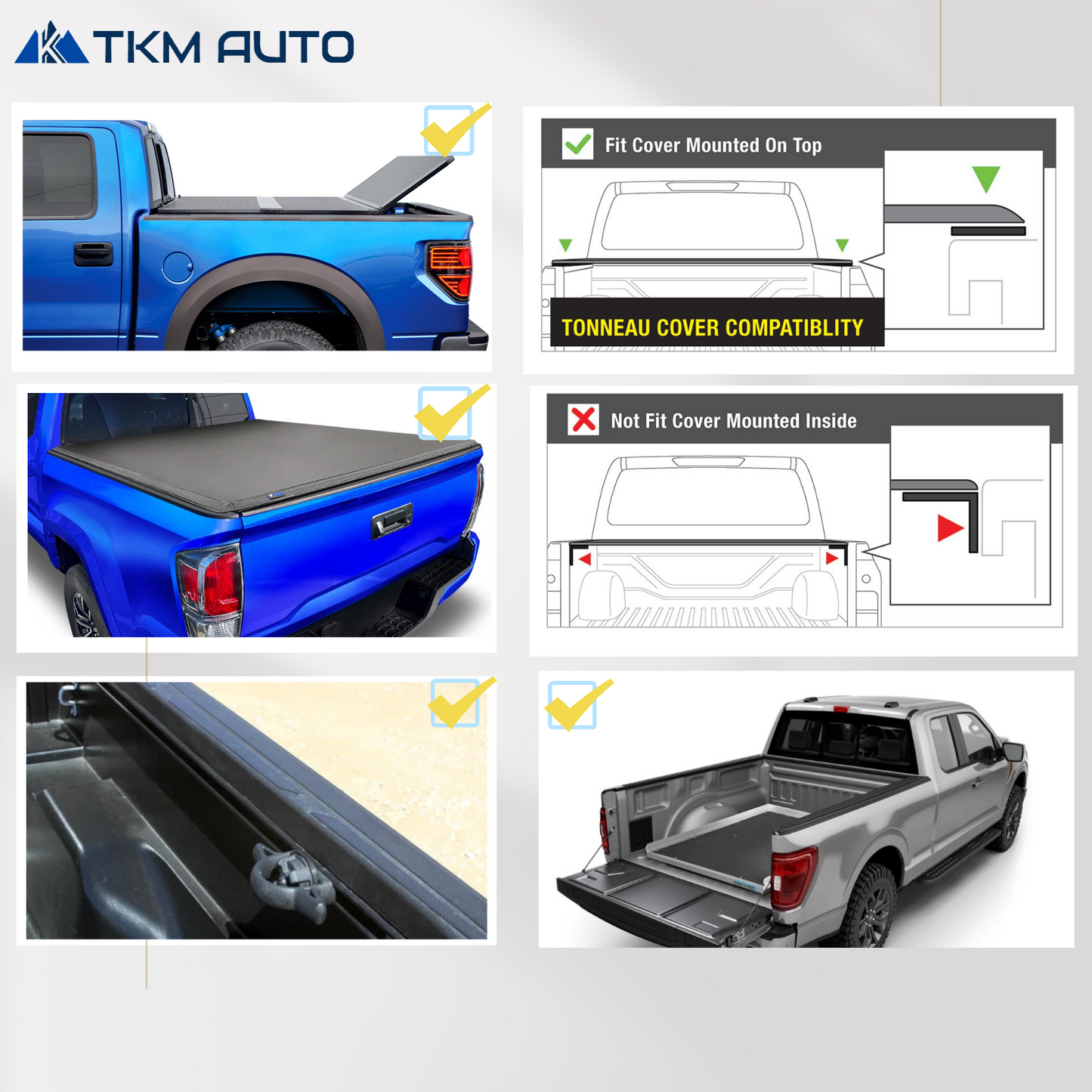 TKMAUTO SRBM012 Sport Bar Roll Bar Compatible with Tacoma/Ranger/Colorado/Canyon/JT Gladiator/Frontier