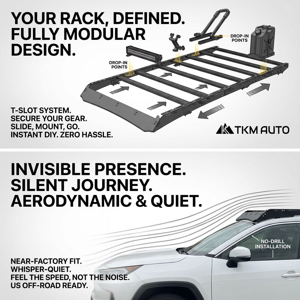Lexus LX570 Roof Rack Platform (2008-2021) | Lightweight Aluminum