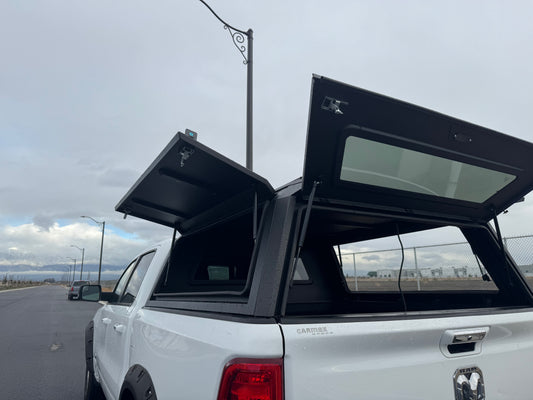 Aluminum Truck Bed Topper/Cap for 2019-2025 GMC Sierra 1500 5.8ft 5.5ft Bed – Lightweight, Durable, and Rust-Resistant Aluminum Design