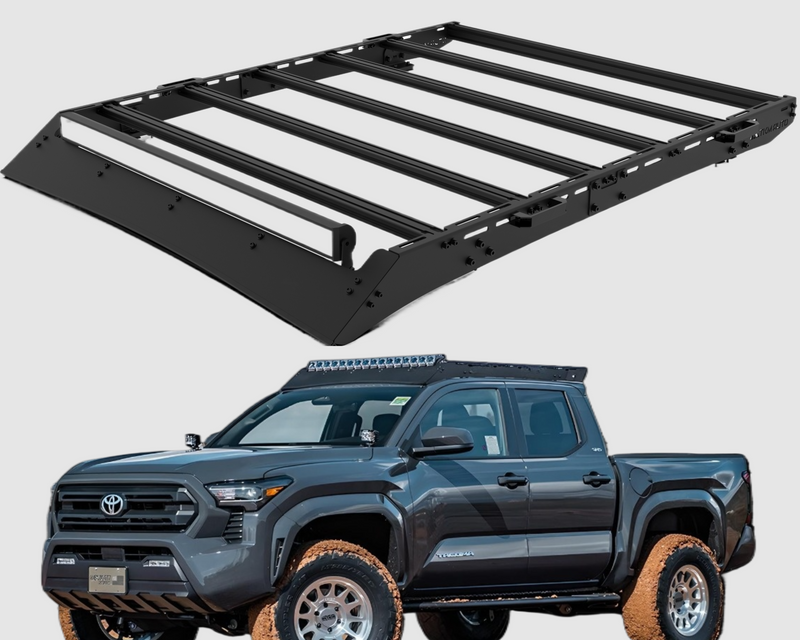 Toyota Tacoma (2024+) Roof Rack Platform 4th Gen Double Cab — Lightweight Full Aluminum