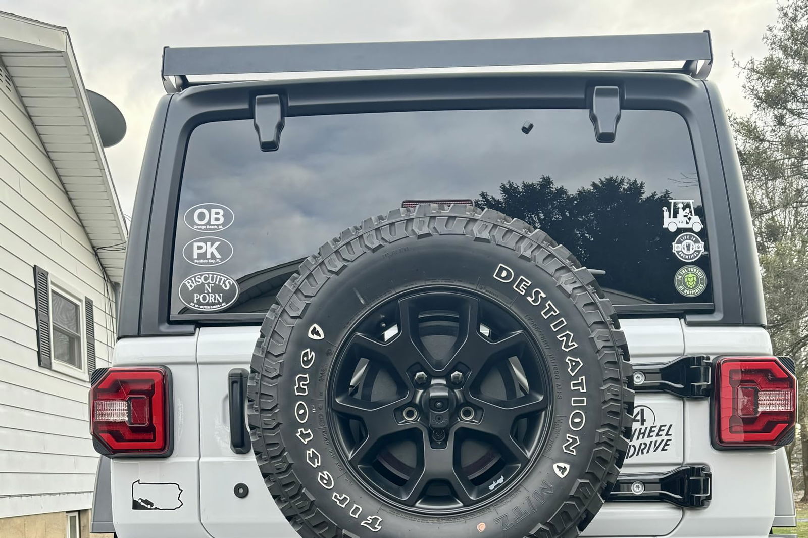 TKMAUTO Black Roof Rack Cargo Storage Compatible with 2018-2024Jeep Wrangler JL 4 Doors Mid Size - TKMAUTO