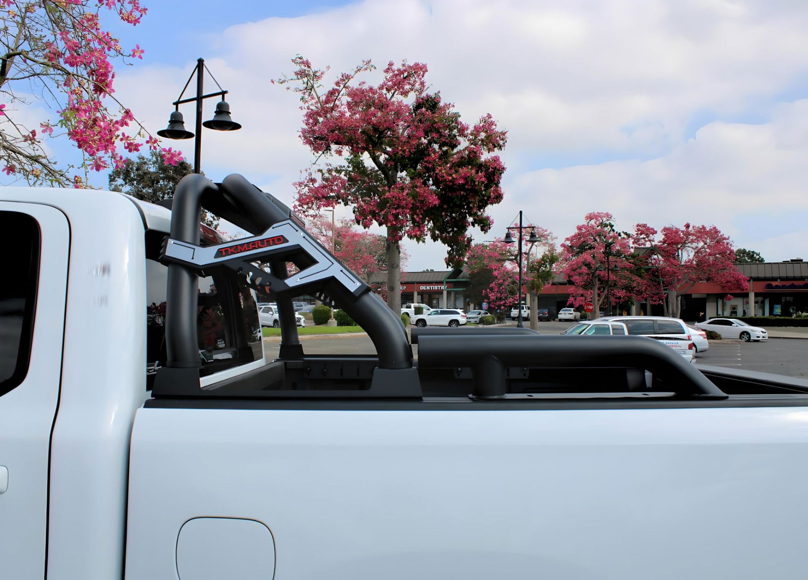 TKMAUTO Sport Bar Roll Bar Fit Tacoma, JT Gladiator, Ranger, Colorado, Canyon, And Frontier (Black Steel
